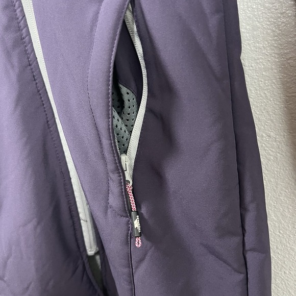 Trespass Purple Women's S Long Softshell Jacket Hooded Fleece Lined Waterproof - Picture 6 of 10